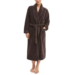 Calida Alpine Bathrobe With Pockets Braun Medium Damen
