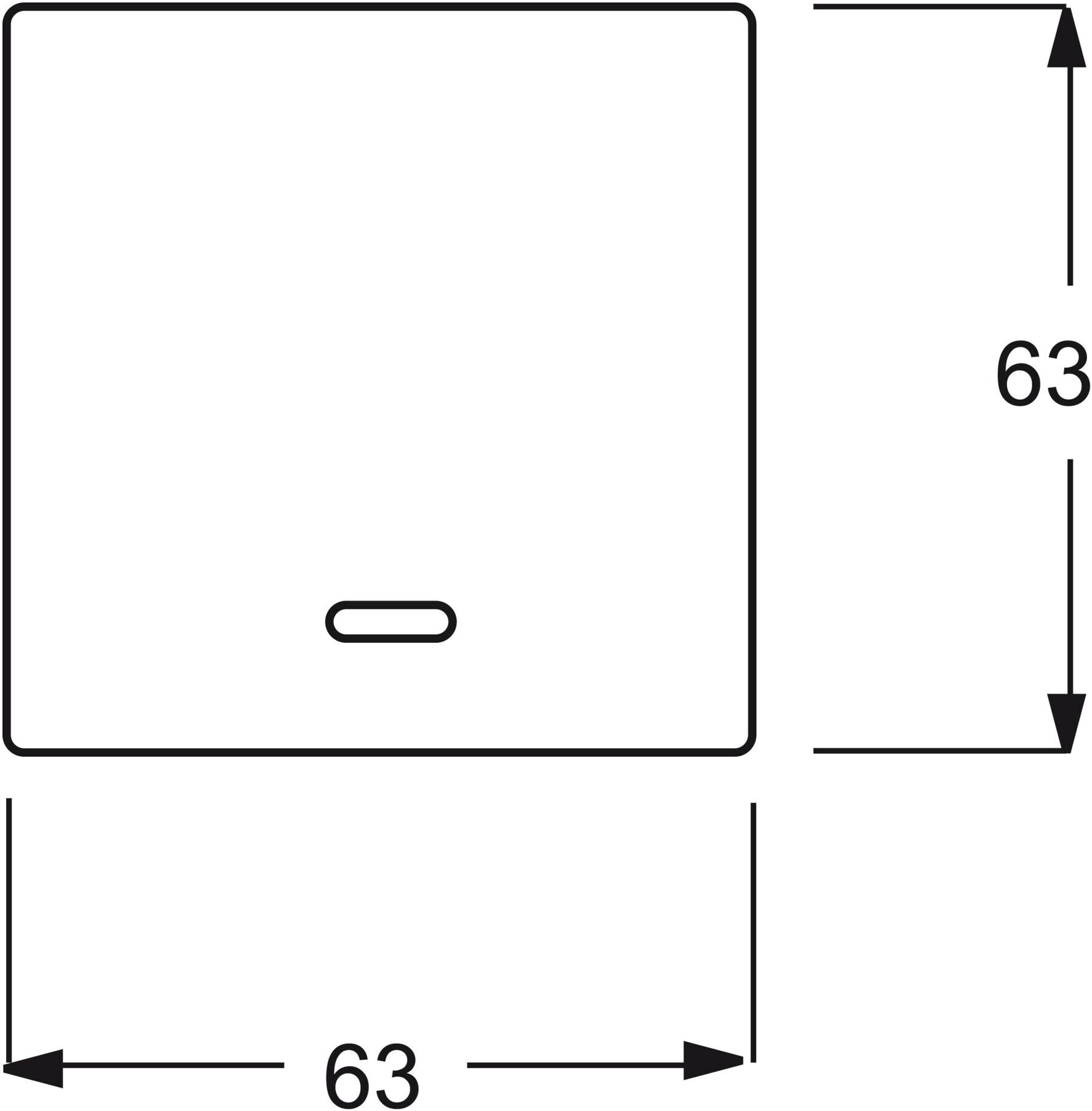 Busch-Jaeger Bedienelement Mem-Tast. 6543-81-101 (2CKA006599A2881)