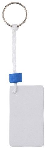 Portachiavi rettangolare EVA Ashley 7.5x4cm leggero e resistente Personalizzate o neutre