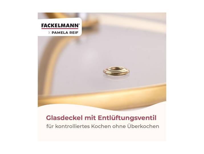 Topf-Set FACKELMANN Signature , gold (beige, gold), Töpfe, Topf-Set