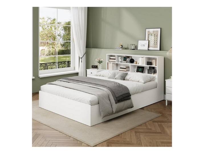 LuxusKollektion Kinderbett Kinderbett 140x200 mit Stauraum