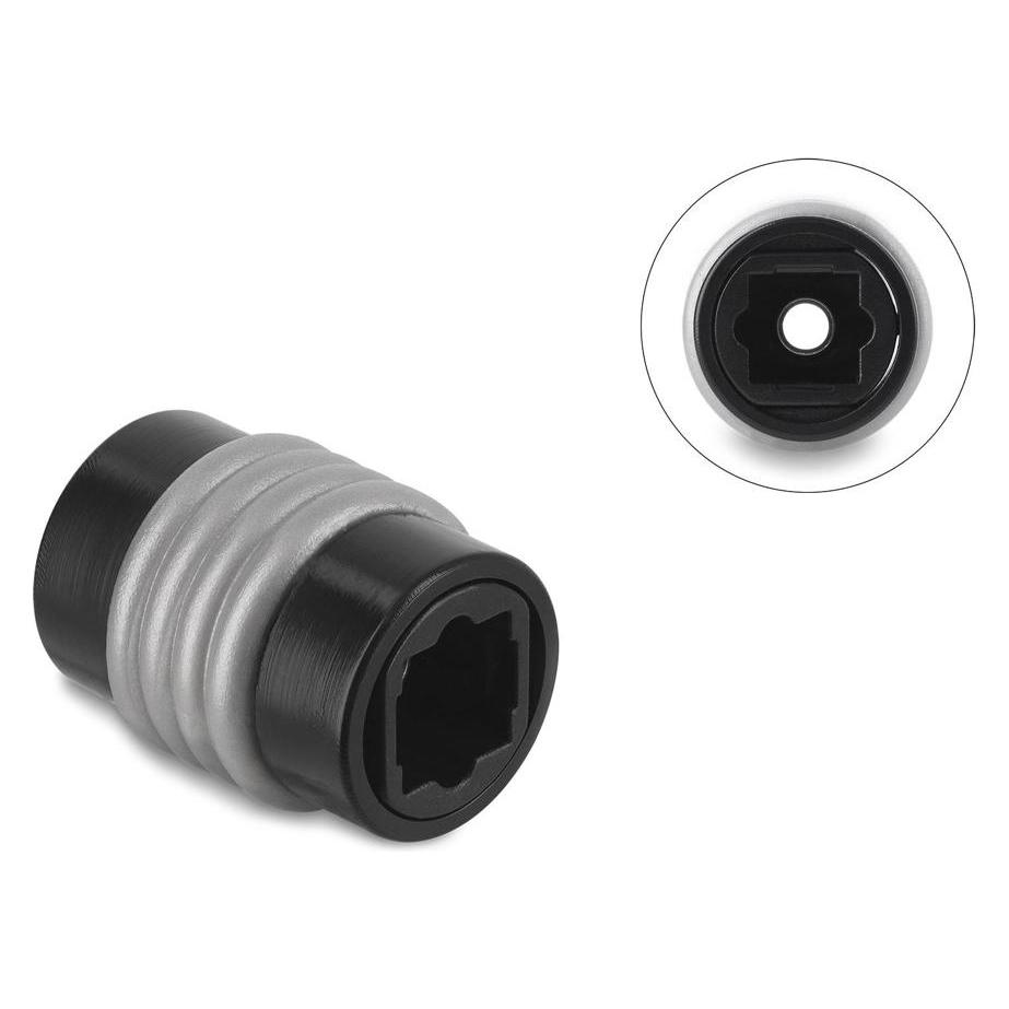Delock Adapter TOSLINK Kupplung Buchse auf Buchse (84697) (Doppelkupplung) (84697)