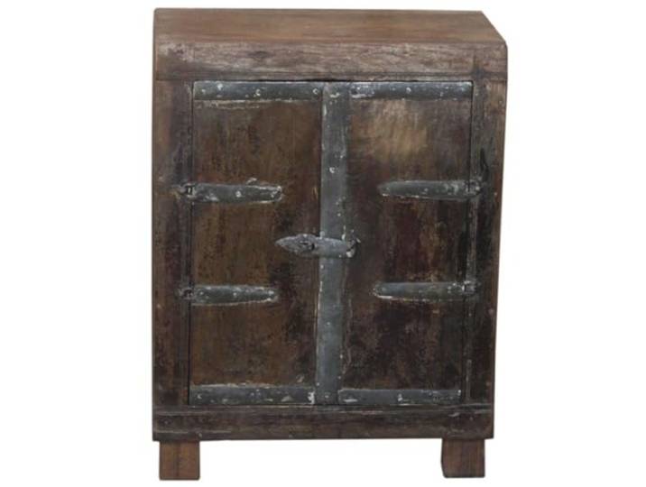 Vintage Beistellschrank, Kommode, Nachttischschrank, Holz, Modell 71 Massives, liebevoll aufbereitetes Möbelstück, ideal für Antik- und Kolonialstil, vielseitig und dekorativ.