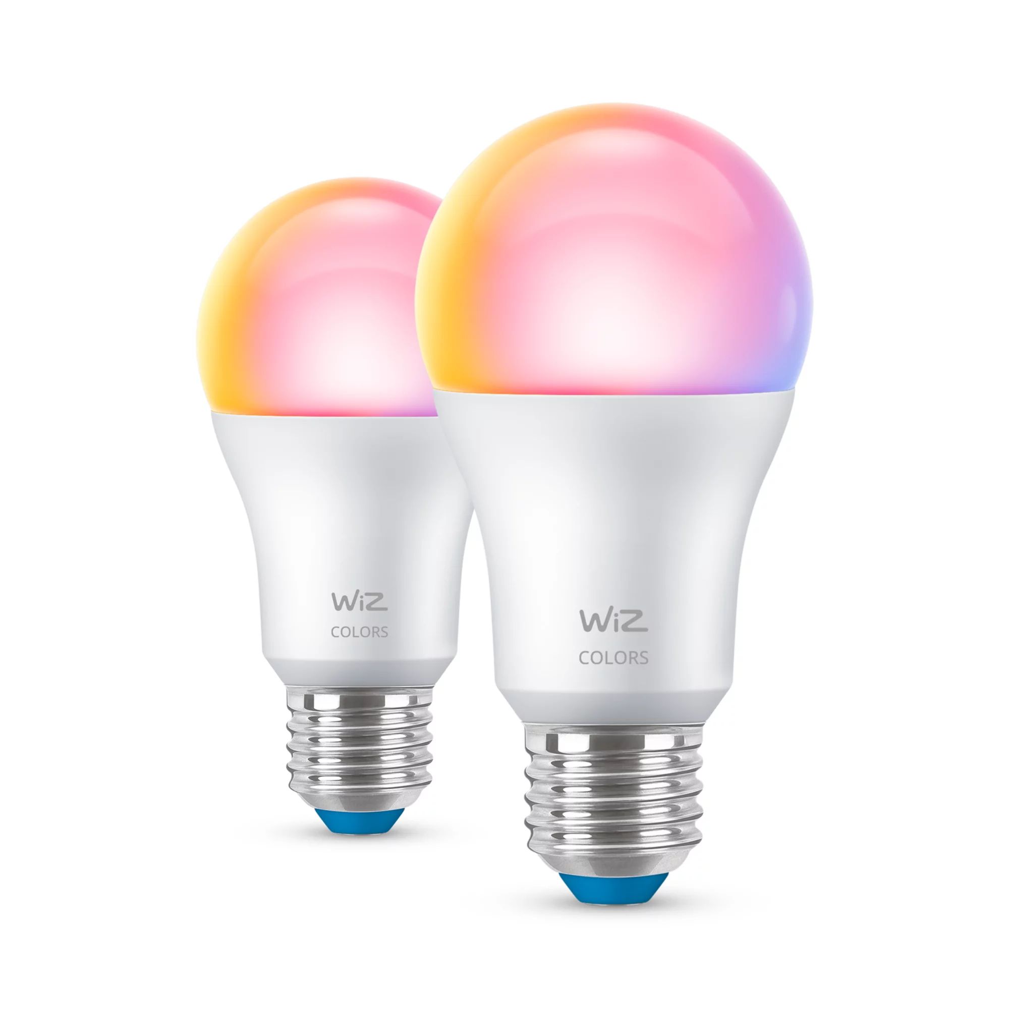 WiZ Smart LED E27 A60 Doppelpack LED Intelligentes Leuchtmittel 122 mm Multi AC 8720169072336