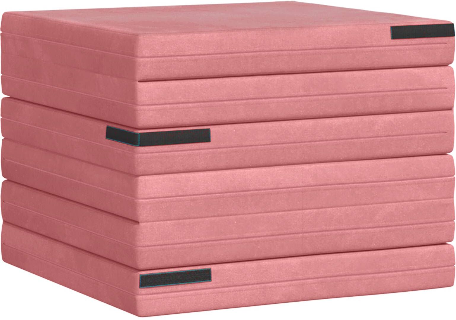 vidaXL Canapé-lit pliable 70 x 67 x 48 cm Rose