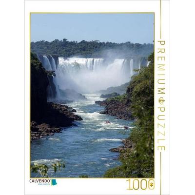 CALVENDO Puzzle Wasserfälle von Iguazu | 1000 Teile Lege-Größe 64x48cm Foto-Puzzle für glückliche Stunden