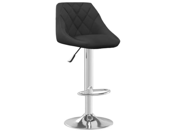 GHVBNMF Barhocker Schwarz Samt Höhenverstellbar Drehbarer Bistrohocker Weicher Samtbezug und verchromtes Stahlgestell bieten flexiblen Sitzkomfort mit Fußstütze für Küche, Bar und Essbereich.