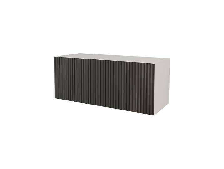 Lowboard NOA 100 cm Weiß und Schwarz
