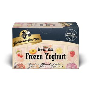 Goldmännchen Tee Frozen Yoghurt, 5 verschiedene Sorten, kalt aufgießbar, 50 g, 20 Beutel