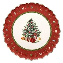 Villeroy & Boch Kuchenplatte rund Toy's Delight, Teller, Rot