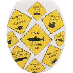 Lifestyle, WC Deckel, Danger