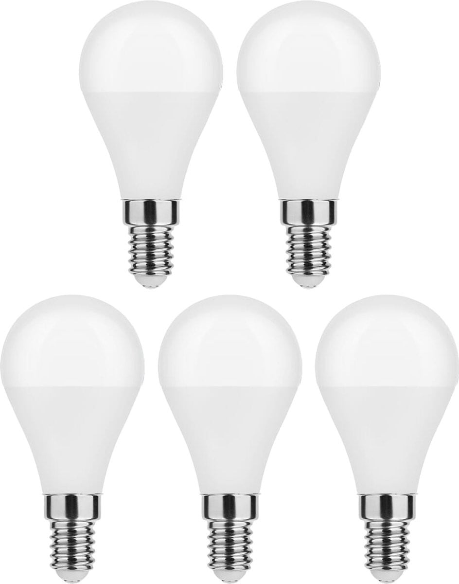 Modee E14 LED Globe Mini G45 Lamp - 8.5W - 806LM - 6000K Daglicht Wit - 5 stuks