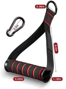 Uplifted Goods Exercise Handles Resistance Band Handle Set For Cable Machine And Pulley System 2pcs