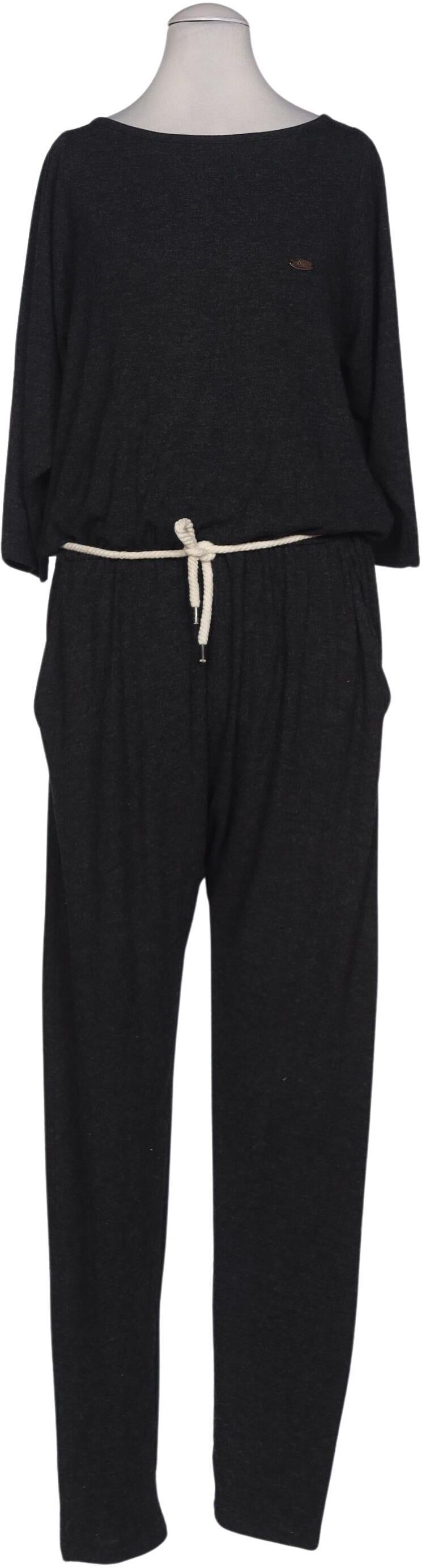 Shisha Brand Damen Overall oder Jumpsuit, Grau, Gr. M, Synthetik / Baumwolle - Second Hand