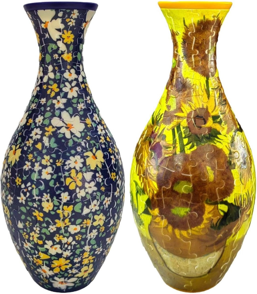 Decoratieve Flower Vase Jigsaw Puzzel Vaas voor Woonkamer en Slaapkamer