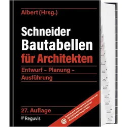 Schneider - Bautabellen für Architekten, Fachbücher von Andrej Albert