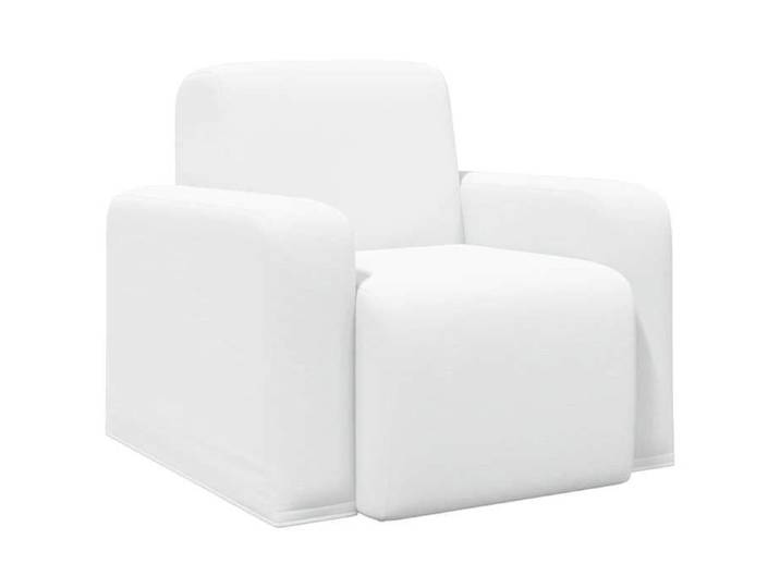 Meuble - Fauteuil - Blanc - Fauteuil Blanc Tissu_21766