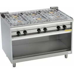 EKU Thermik 750 Gasherd PowerBurner GST-8-B beidseitig bedienbar