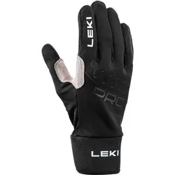 LEKI Herren Handschuhe PRC Premium, Größe 8,5 in Schwarz Schwarz