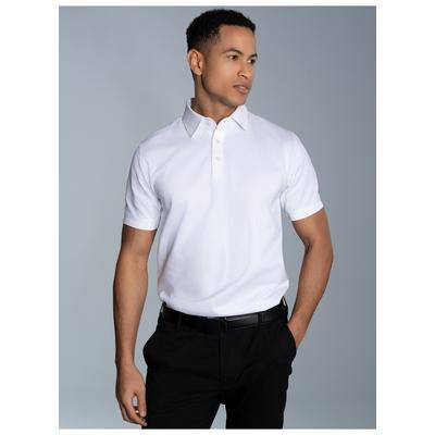 Poloshirt TRIGEMA "TRIGEMA Business-Poloshirt", Herren, Gr. XL, weiß, Piqué, 100% Baumwolle, Basic, lang, ohne Ausschnitt, Shirts