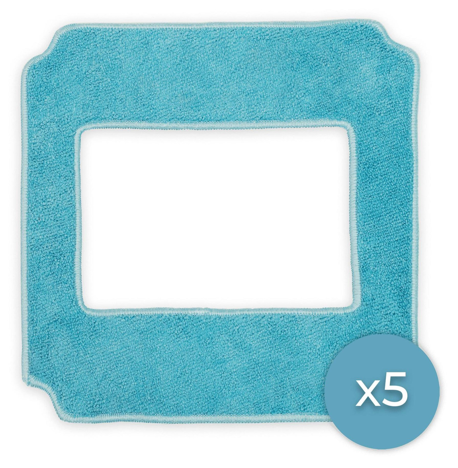 Cecotec Conga Windroid 1390 Double Spray Dweilpads, 5 stuks, Blauw
