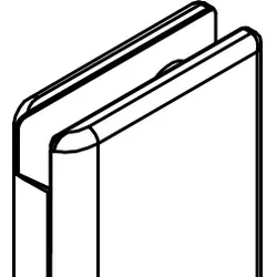 HSK Ersatzteile Glashalter rechts, Chrom, E100312-UR-41 E100312-UR-41