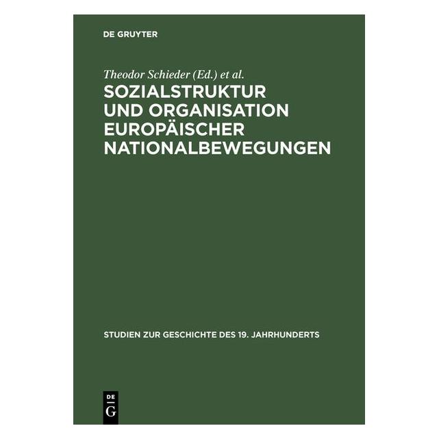 De Gruyter Sozialstruktur und Organisation europäi (Deutsch, Hardcover) (67828143)