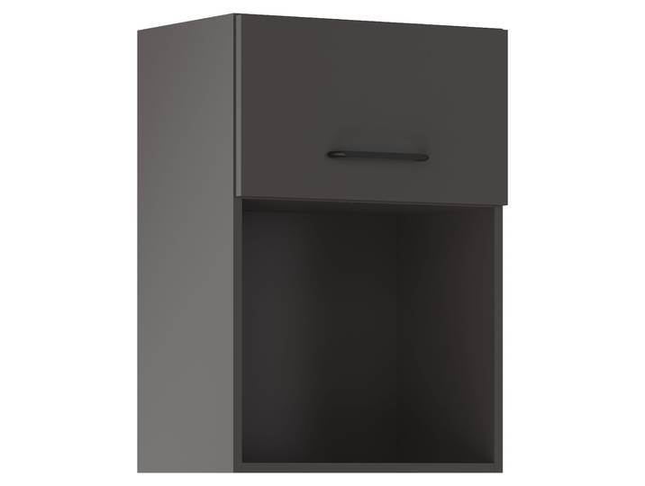 Klapphängeschrank IMPULS KÜCHEN Tirana , in vier Breiten, Höhe: 72,3 cm , grafit, B:50cm H:72,3cm T:34,2cm, Dekorfolie, Holzwerkstoff, Schränke, vormontiert, mit Klapptür und offener Nische