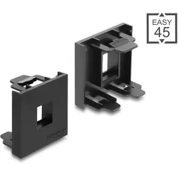 DELOCK Easy 45 Modul Keystone Halterung 45 x 45 mm schwarz