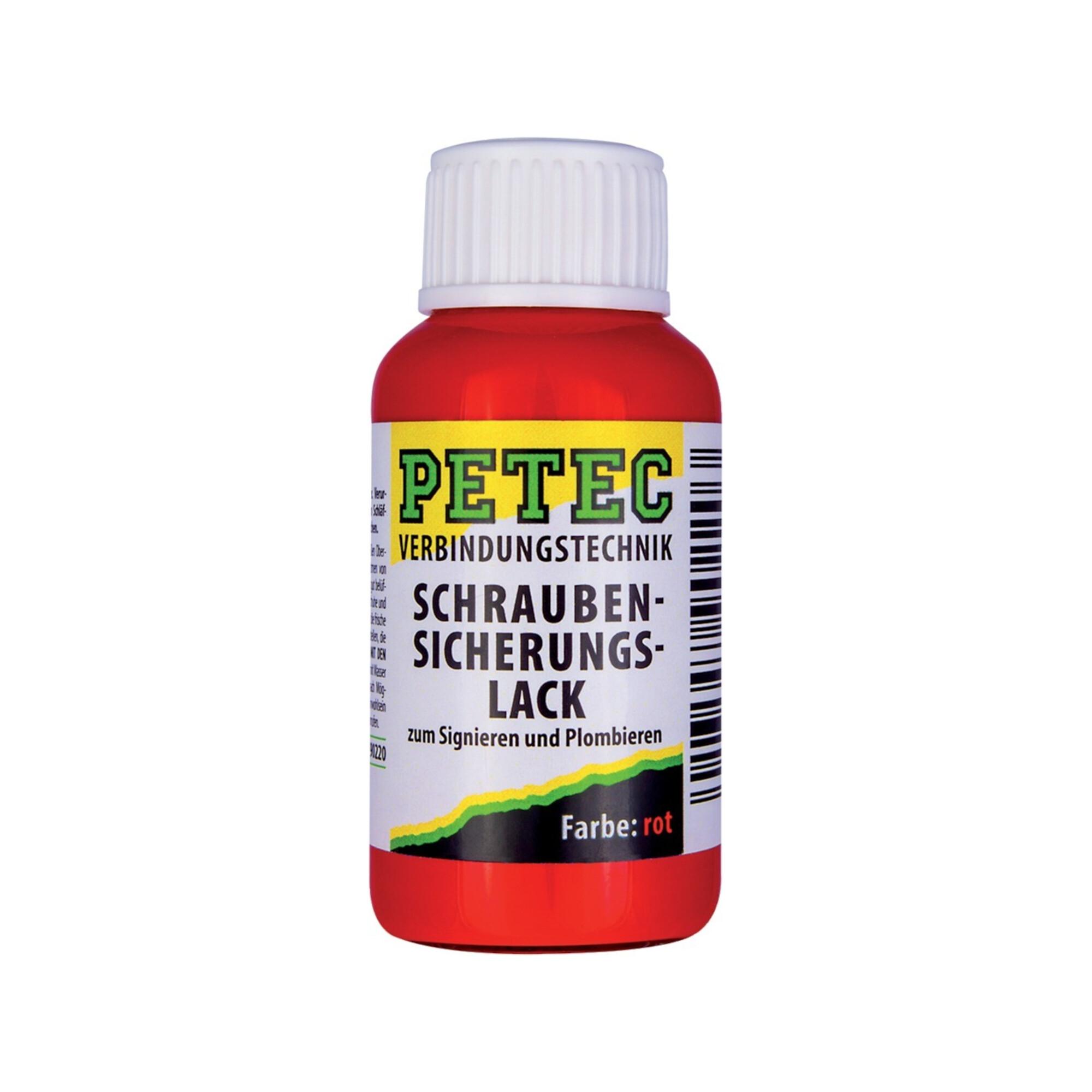 PETEC Schraubensicherungslack rot, 20ml (90220)