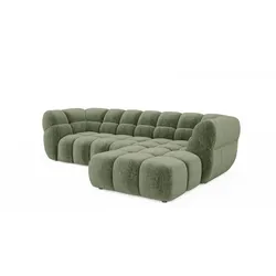 Ecksofa Phantom Stoff Grün