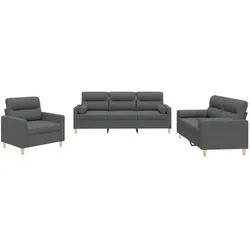vidaXL, Sofa + Bettsofa, Inbela (Mit Zierkissen) (Polstergruppe)