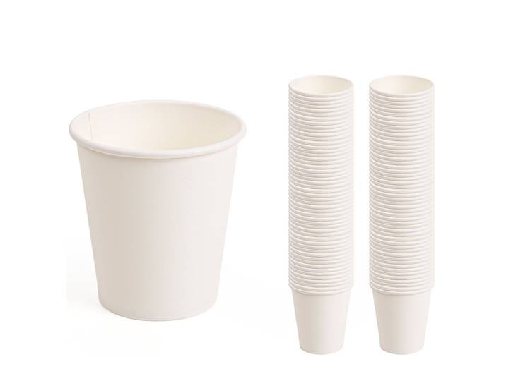 Einwegbecher Bio 200 ml 500 Stk. weiss