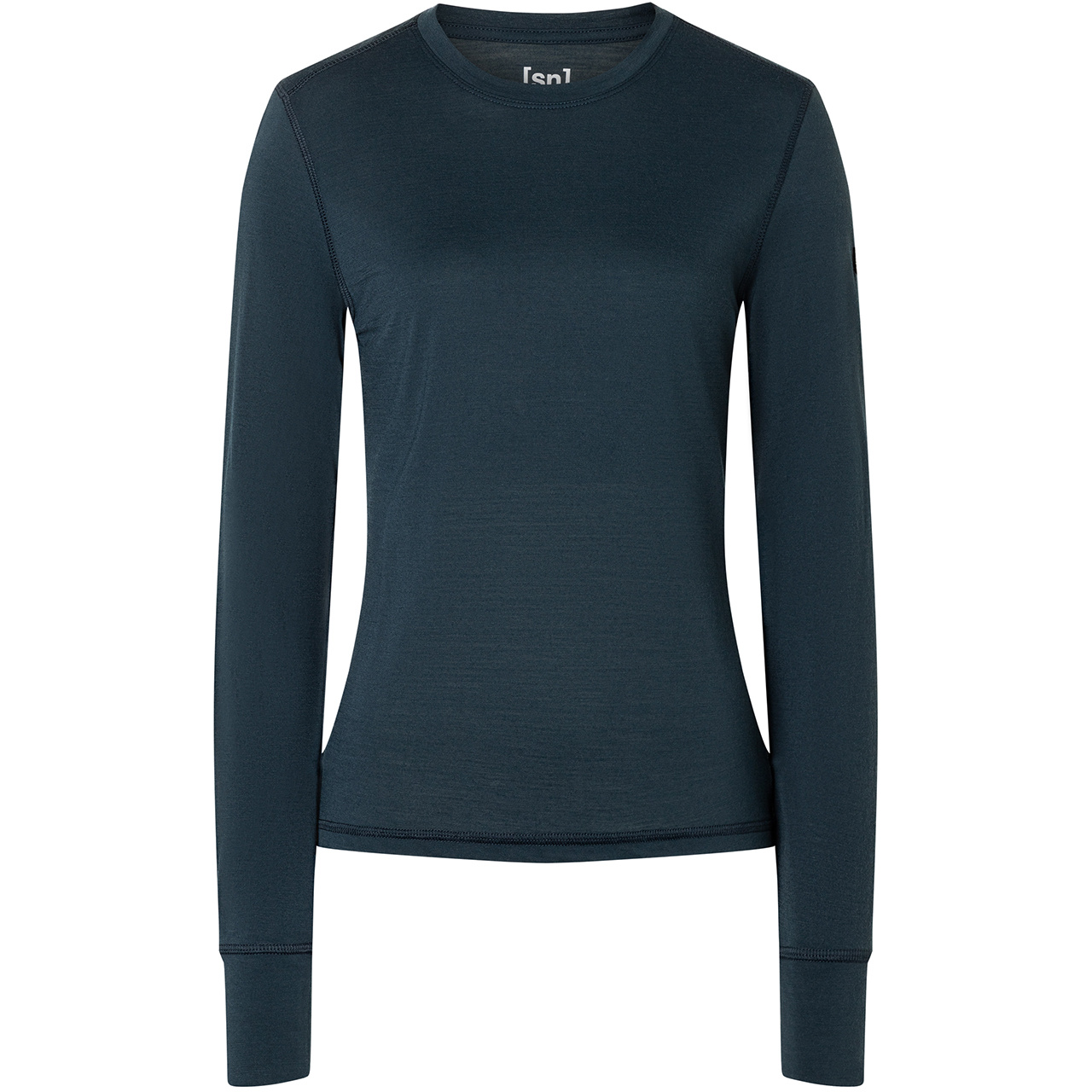 super.natural Damen Merino Langarm Shirt TUNDRA 175 blueberry - XS