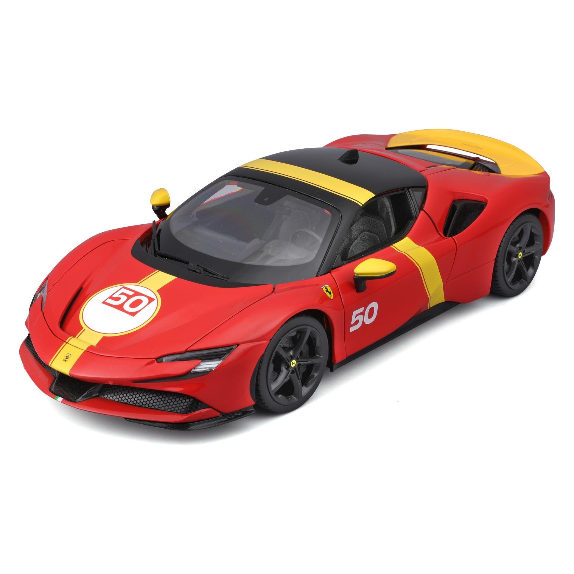 Bburago Ferrari R&P SF90 Stradale Assetto Fiorano 1/18 rot (16021R)