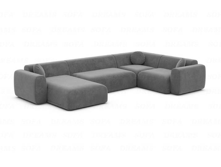 Sofa Dreams Wohnlandschaft Stoff Sofa Wohnlandschaft Cortegada U Form Polster Couch, Loungesofa