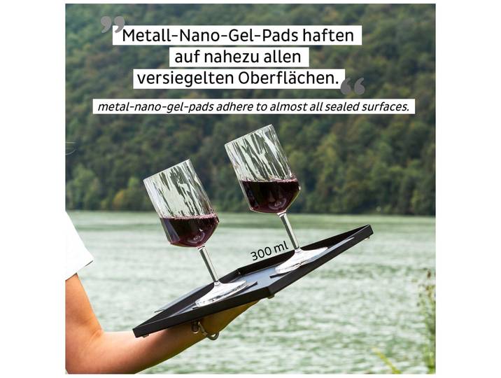 Weingläser-Set silwy Transparent Kunststoff H 20.5 cm 0.3 l 2 Stk