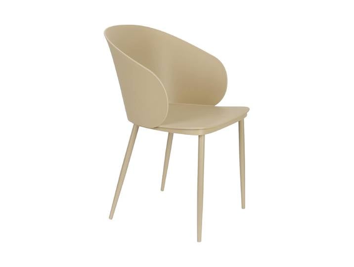 Hochwertiger Esszimmerstuhl „Gigi“ Beige White Label by Bloomingloft