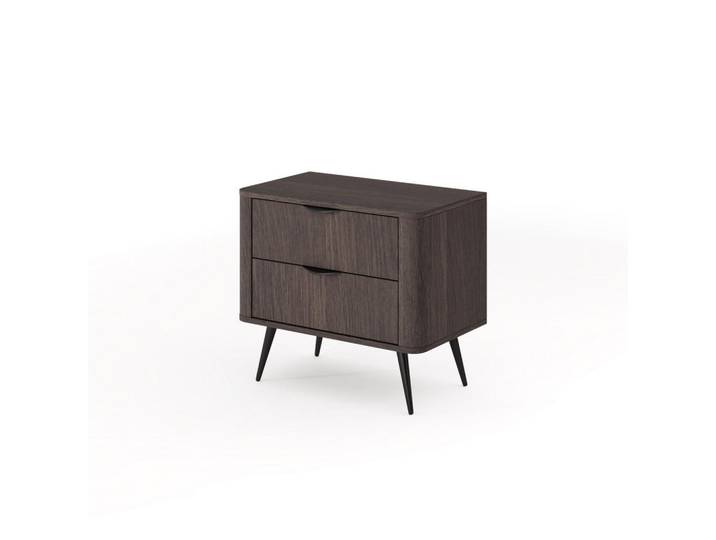 Furnlux Nachttisch Veris Braun 63x38x55 cm, 63x55x38 cm, Schlafzimmer, Nachtkästchen