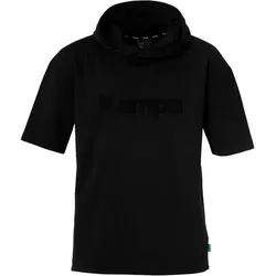Kempa Black&White Kapuzenshirt schwarz S
