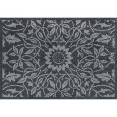 Fußmatte TURTLE MAT "St James Ceiling Grey", blau, B:60cm H:9mm L:85cm, Baumwolle, Teppiche, Fußmatte