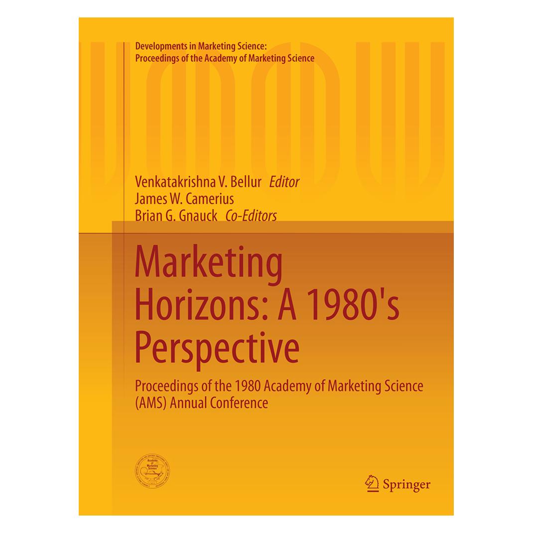 Springer Marketing Horizons: A 1980's Perspective (Englisch, Softcover, Brian, G Gnauck, James, Venkatakrishna V. Bellur, W Camerius) (55830803)
