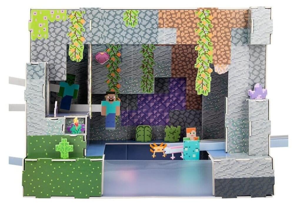 Paladone Minecraft Bouwset 3D-scène