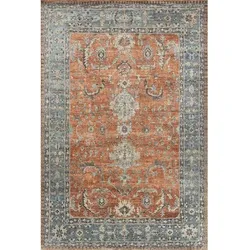 Bamyum Soliel Bedruckter 120x180 Teppich Chenille-Druck Maschinell Hergestellt