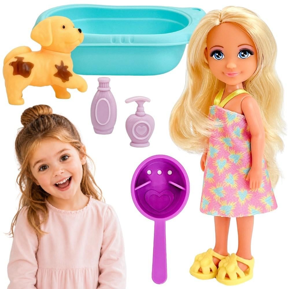 Woopie Royal hondenpop met badkuip en accessoires voor huisdierverzorging