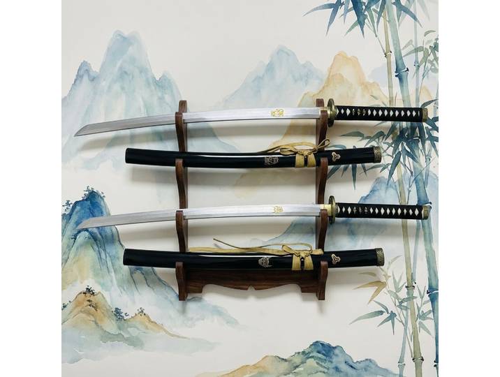 Épée Katana rétro de 39 pouces, lame en bambou, couteau de ninja, épée d'anime, taille réelle, sabre samouraï japonais, accessoire de cosplay, décoration de maison, jouet, cadeau