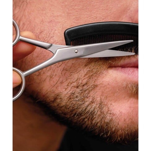 Tweezerman Gear Moustache Scissors with Comb Set 1&nbsp;un.