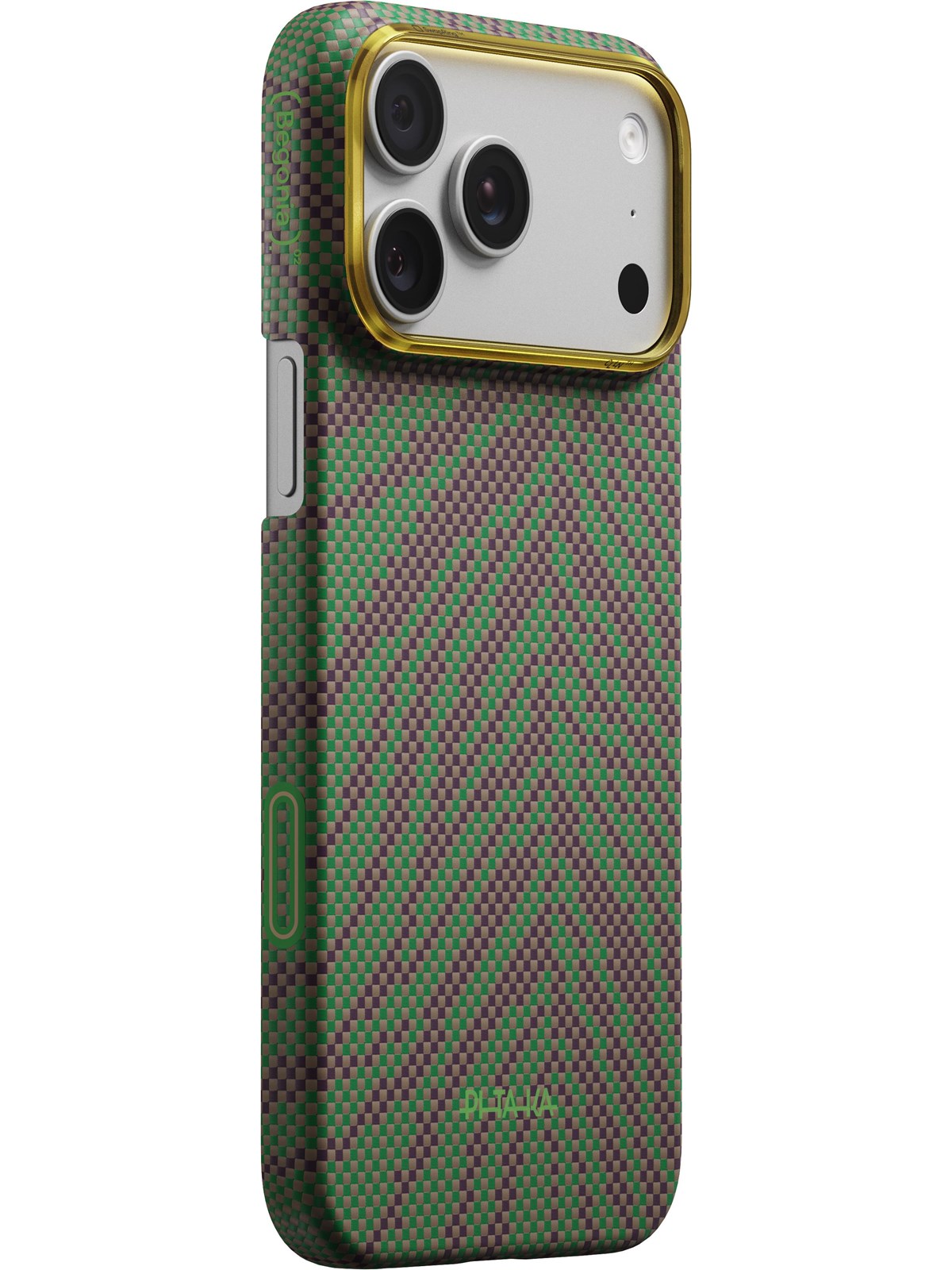 PITAKA Edge Case Breath of Veins - Sprout Surge - iPhone 17 Pro