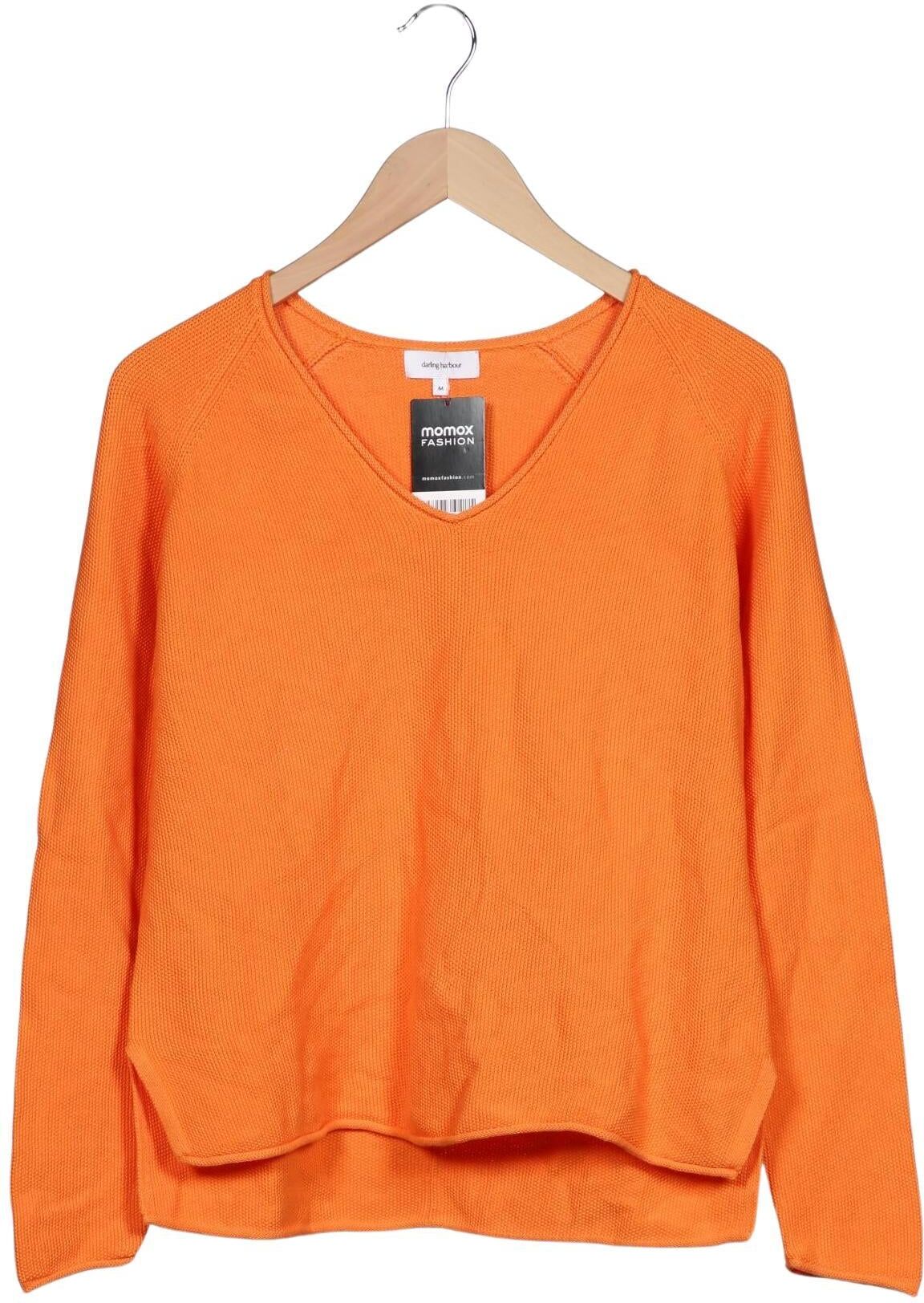 darling harbour Damen Pullover, Orange, Gr. M, Baumwolle - Second Hand