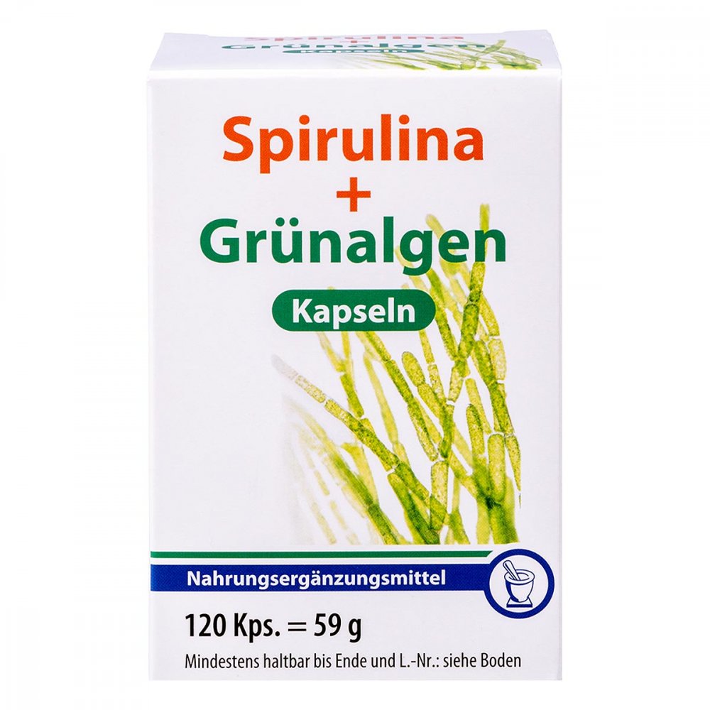 Pharma Peter GmbH Spirulina + Grünalgen Kapseln 04012508